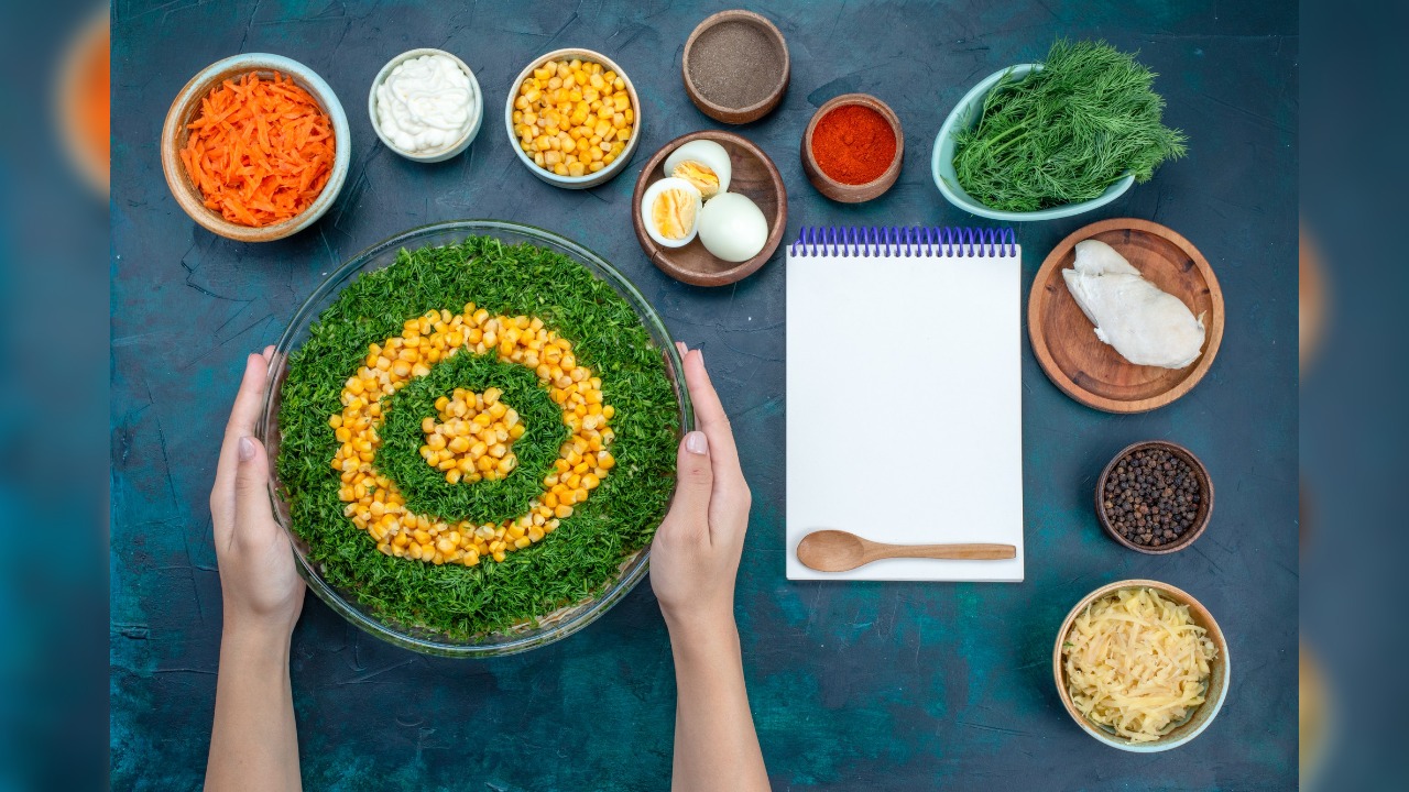 1. Eat a Balanced Diet- Healthy food supports hormones, eases PCOD symptoms, and keeps energy steady. 